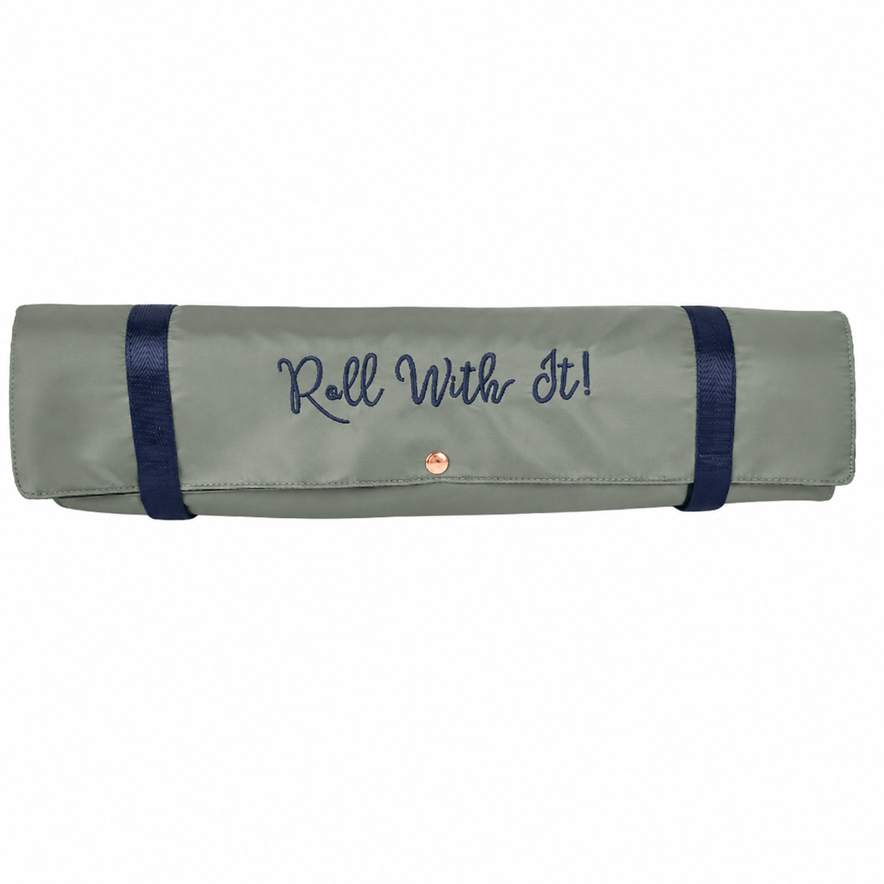 Roll With It - Rack Roller Bag - Mahjong Rack & Pusher Sage & Navy PREORDER