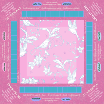 Mahjong Studios – Blue Element American Mahjong Tile Set (166 Tiles)