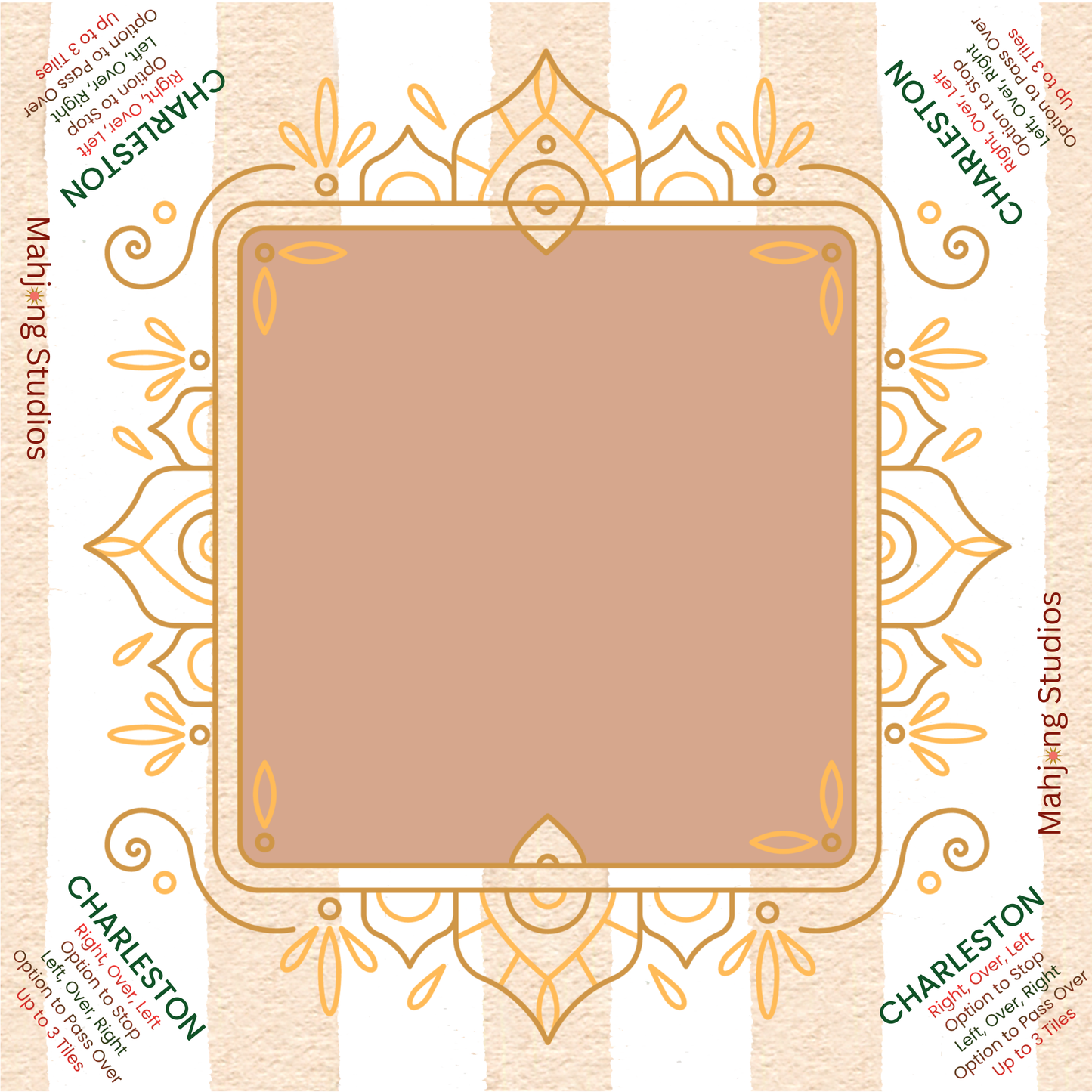 Mahjong Studios – Blue Element American Mahjong Tile Set (166 Tiles)