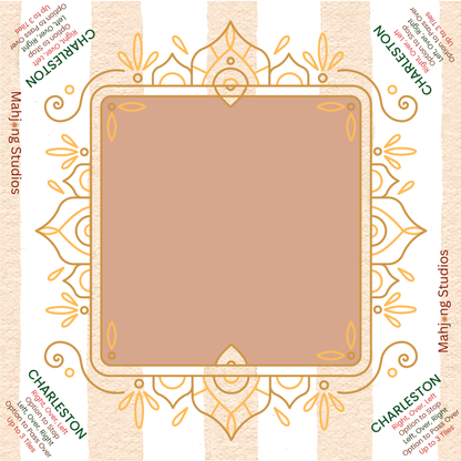 Ivory Coast Mahjong Mat - 33 x 33 - Ships Rolled