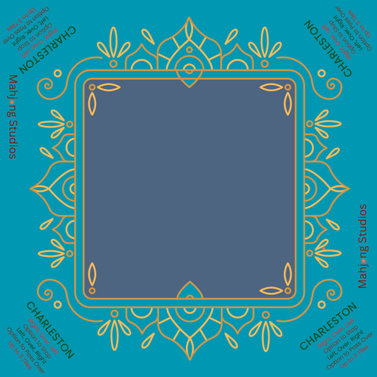 Mahjong Bundle – American Mahjong Tile Set (166 Tiles) 2-Color Blue, Studio Tiles