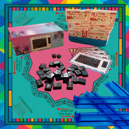 Neon Shadow American Mahjong Tile Set Bundle