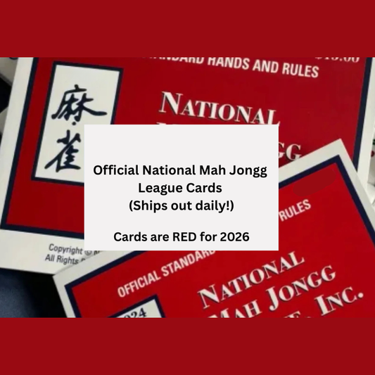Mahjong Cards 2026, 1-4 Pack National Mah Jongg Card Large Print