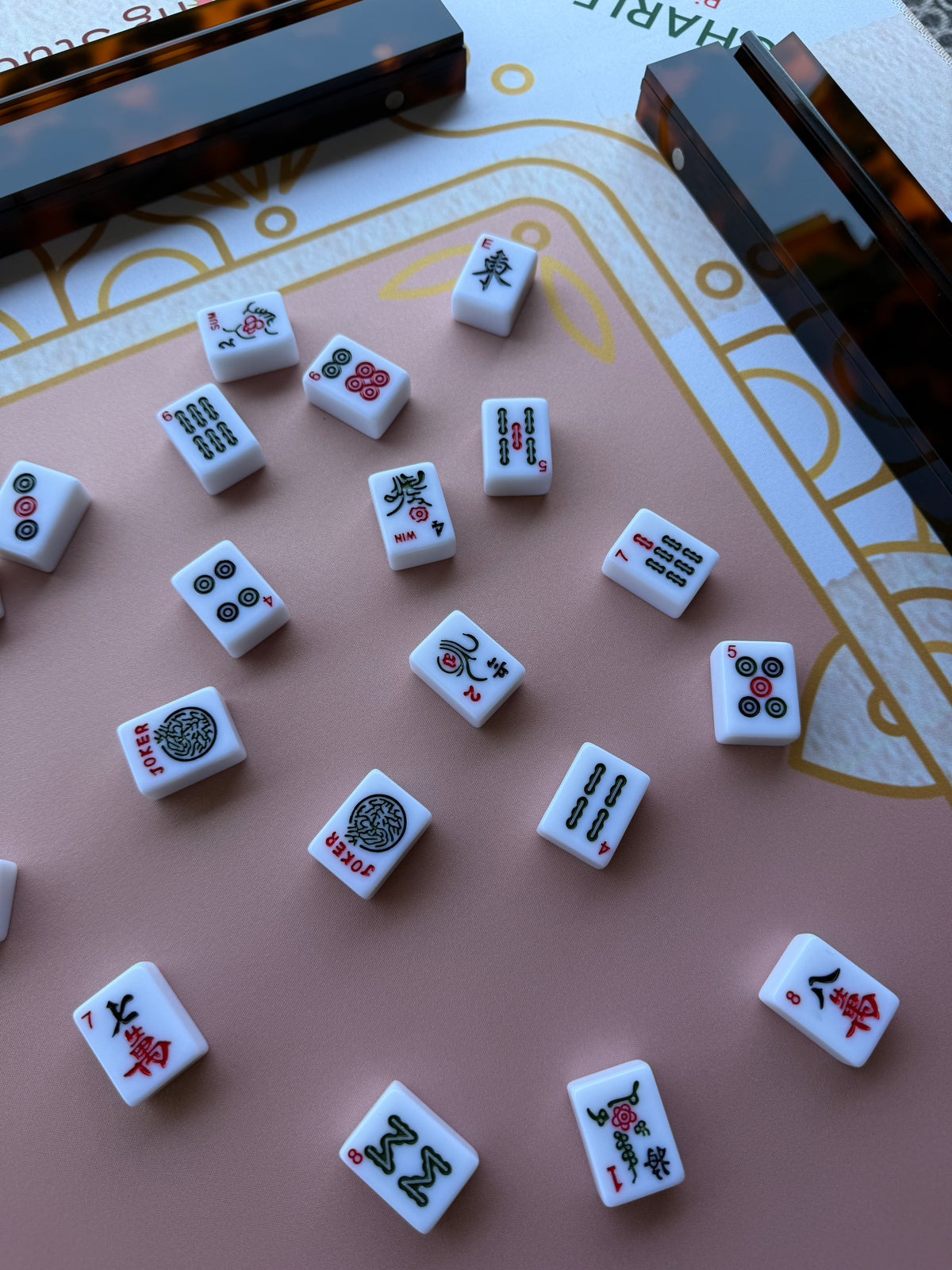 Ivory Coast Mahjong Mat - 33 x 33 - Ships Rolled