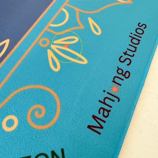 Midnight Luxe Mahjong Mat -  Ships Rolled - 33 x 33