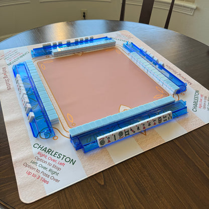 Pastel Luxe Mahjong Mat -  33 x 33 - Ships Rolled