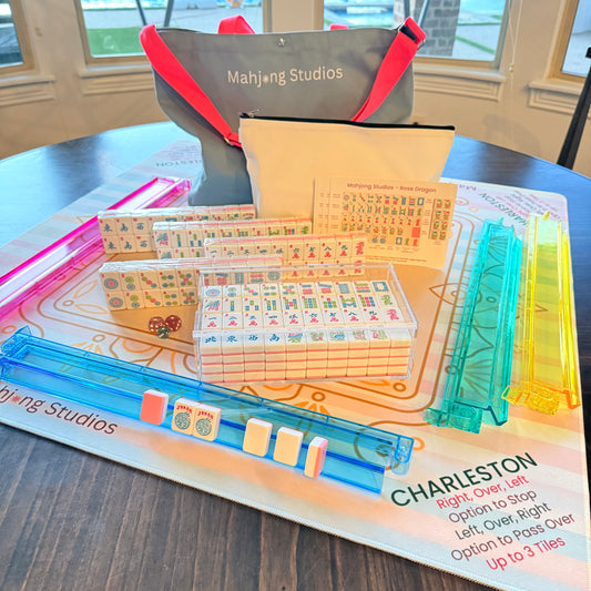 Mahjong Studios – Rose Dragon American Mahjong Tile Set (166 Tiles)