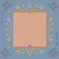 Sapphire Royal Mahjong Mat - 33 x 33 - Ships Rolled
