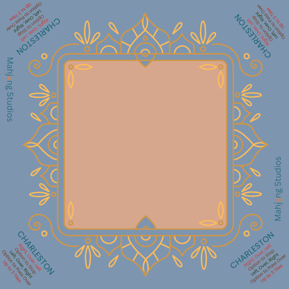 Mahjong Studios – Blue Element American Mahjong Tile Set (166 Tiles)