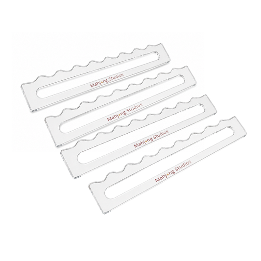Mahjong Studios Clear Scalloped Line Finder