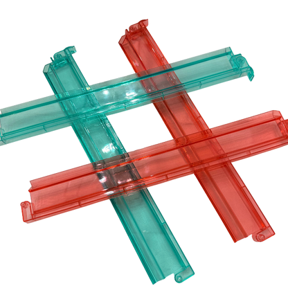 Christmas Mahjong Rack and Pusher Set Red & Green