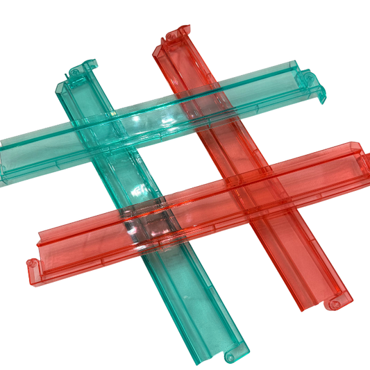 Christmas Mahjong Rack and Pusher Set Red & Green