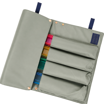 Roll With It - Rack Roller Bag - Mahjong Rack & Pusher Sage & Navy PREORDER