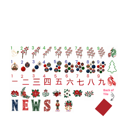 Christmas Mahjong Set – Christmas Kiss | Mahjong Studios