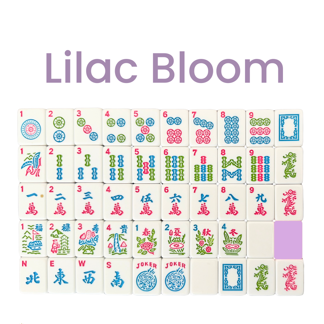 Mahjong Studios – American Mahjong Tile Set Lilac Bloom