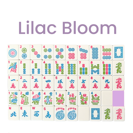 Mahjong Studios – American Mahjong Tile Set Lilac Bloom