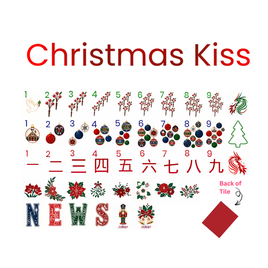 Christmas Mahjong Set – Christmas Kiss | Mahjong Studios