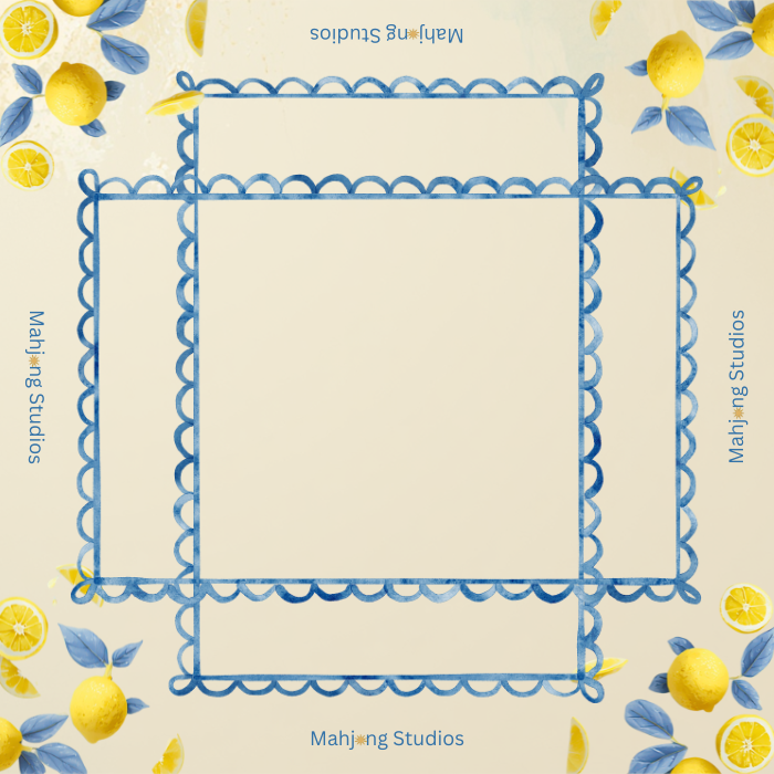 Mahjong Studios – American Mahjong Tiles - Lemon Lime Green Back