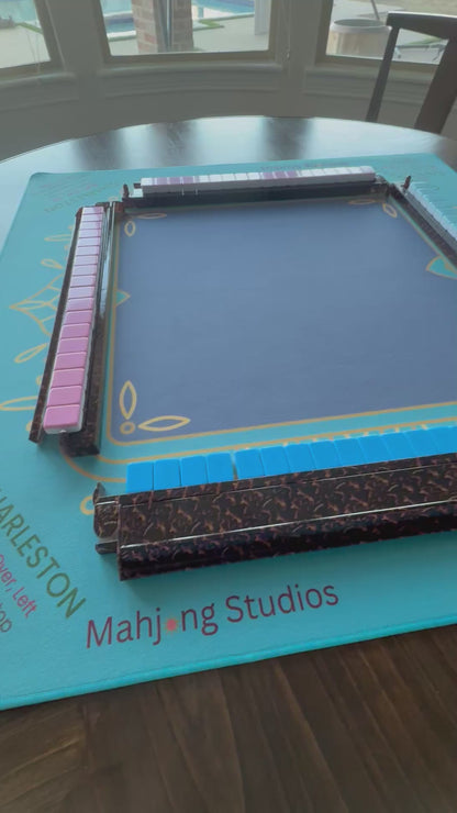 Midnight Luxe Mahjong Mat -  Ships Rolled - 33 x 33 PREORDER