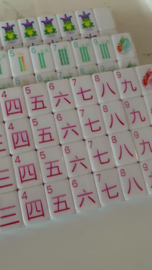 Lunaflor Mahjong Tiles - 160 American Mahjong Tiles