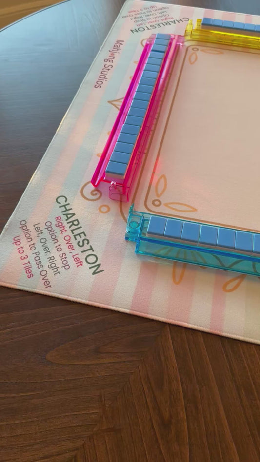 Pastel Luxe Mahjong Mat -  33 x 33 - Ships Rolled